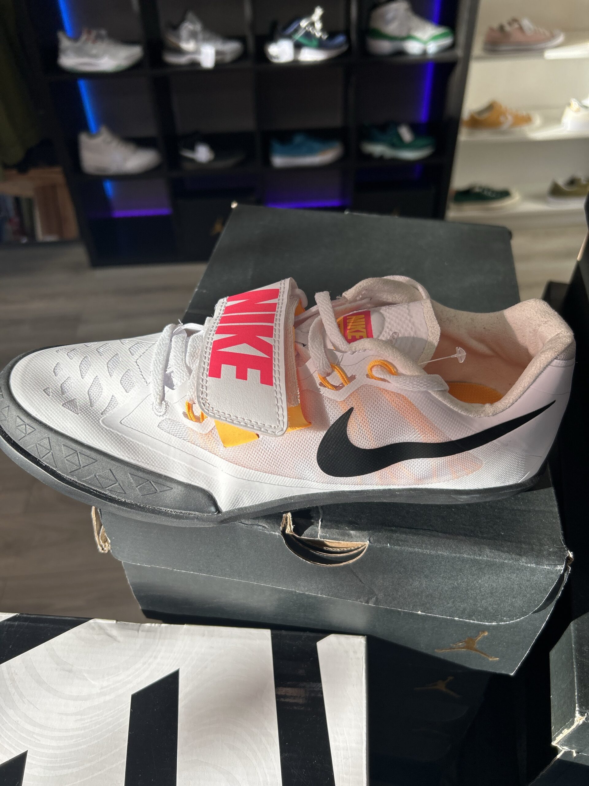 CHAUSSURES D'ATHLETISME BLANC - ZOOM SD 4 RUNNING - POINTURE 42,5