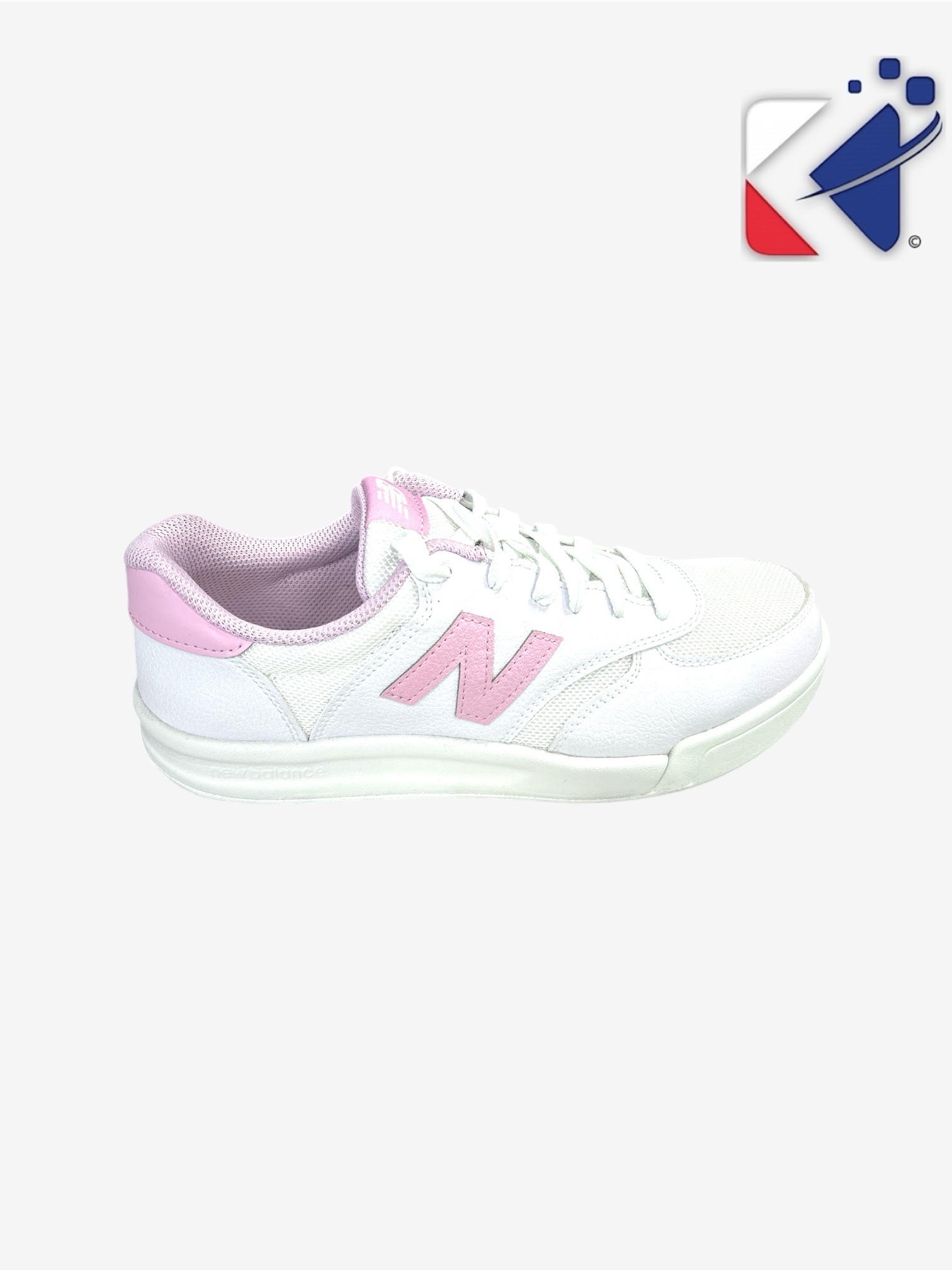 Basket Blanc Rose/Mauve Pointure 39